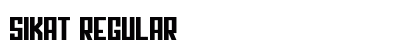 SIKAT Regular Font Preview