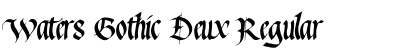 Waters Gothic Deux Regular