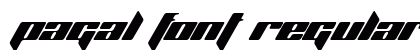 Pagal Font Regular Font Preview Pagal Font Regular Font Preview