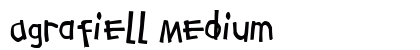 AgrafieLL Medium preview