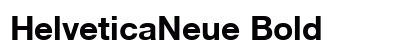 HelveticaNeue Bold font free download