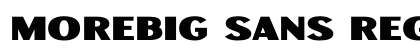 Morebig Sans Regular preview