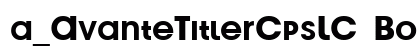 a_AvanteTitlerCpsLC Bold preview
