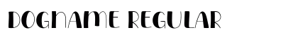 Dogname Regular preview Dogname Regular preview