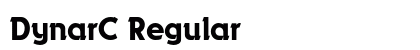 DynarC Regular Font Preview