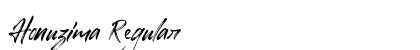 Honuzima Regular Font Preview