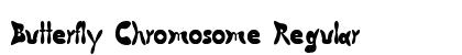 Butterfly Chromosome Regular Font Preview Butterfly Chromosome Regular Font Preview