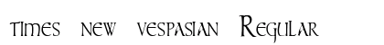 times new vespasian Regular preview
