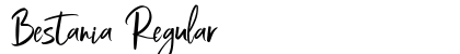 Bestania Regular Font Preview