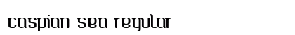 Caspian Sea Regular Font Caspian Sea Regular Font Preview