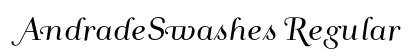 AndradeSwashes Regular font free download