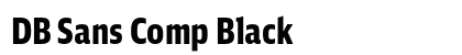 DB Sans Comp Black preview