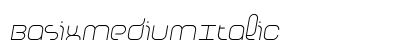 Basix Medium Italic preview Basix Medium Italic preview