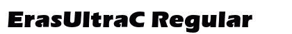 ErasUltraC Regular Font Preview