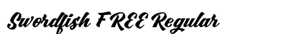 Swordfish FREE Regular Font Preview