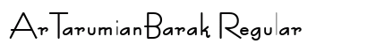 ArTarumianBarak Regular Font Preview