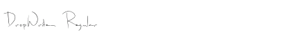 DropWriten Regular