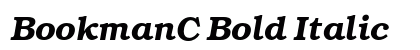 BookmanC Bold Italic Font Preview