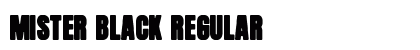 Mister Black Regular Font Preview