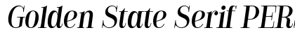 Golden State Serif PERSONAL Italic preview