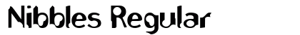 Nibbles Regular Font Preview