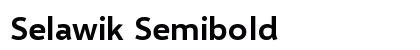 Selawik Semibold font free download