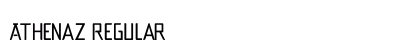 Athenaz Regular Font Preview
