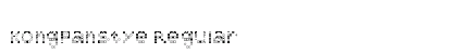 KongPanStye Regular Font Preview