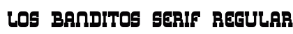 Los Banditos Serif Regular preview