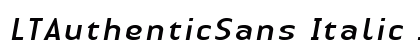 LTAuthenticSans Italic Italic