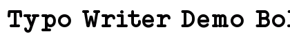 Typo Writer Demo Bold preview