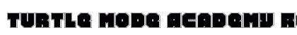 Turtle Mode Academy Regular Font Preview