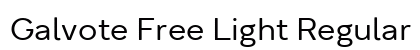 Galvote Free Light Regular preview