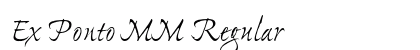 Ex Ponto MM Regular font free download