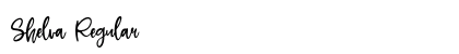 Shelva Regular Font Preview