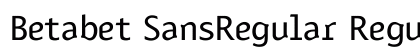 Betabet SansRegular Regular
