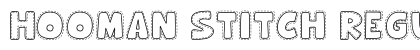 Hooman Stitch Regular Font Preview