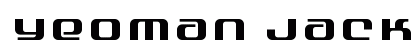 Yeoman Jack Title Regular Font Preview Yeoman Jack Title Regular Font Preview
