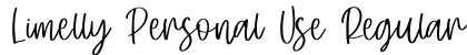 Limelly Personal Use Regular preview