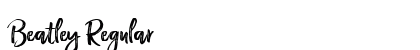 Beatley Regular Font Preview