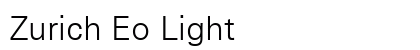Zurich Eo Light font free download