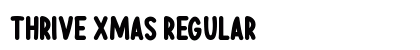 Thrive Xmas Regular Font Preview