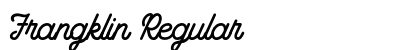 Frangklin Regular font free download