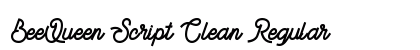 BeeQueen Script Clean Regular preview