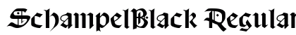 SchampelBlack Regular Font Preview