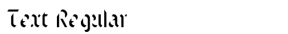 Text Regular preview