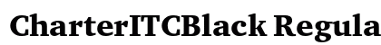 CharterITCBlack Regular preview