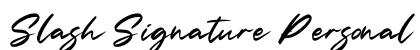 Slash Signature Personal Use Regular preview Slash Signature Personal Use Regular preview