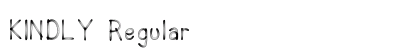 KINDLY Regular Font Preview