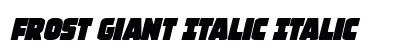 Frost Giant Italic Preview